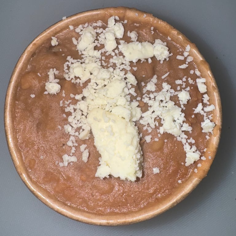 Delicious Refried Beans Await