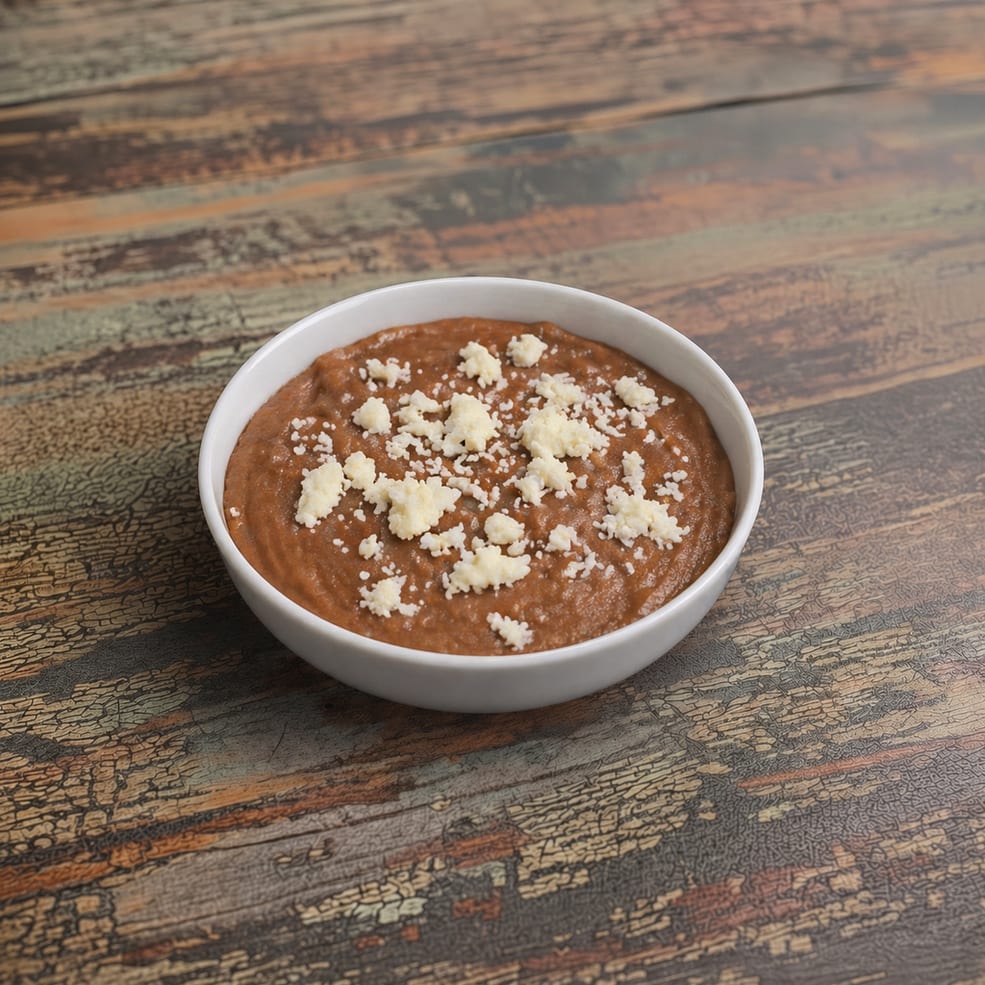 Side of refried beans.