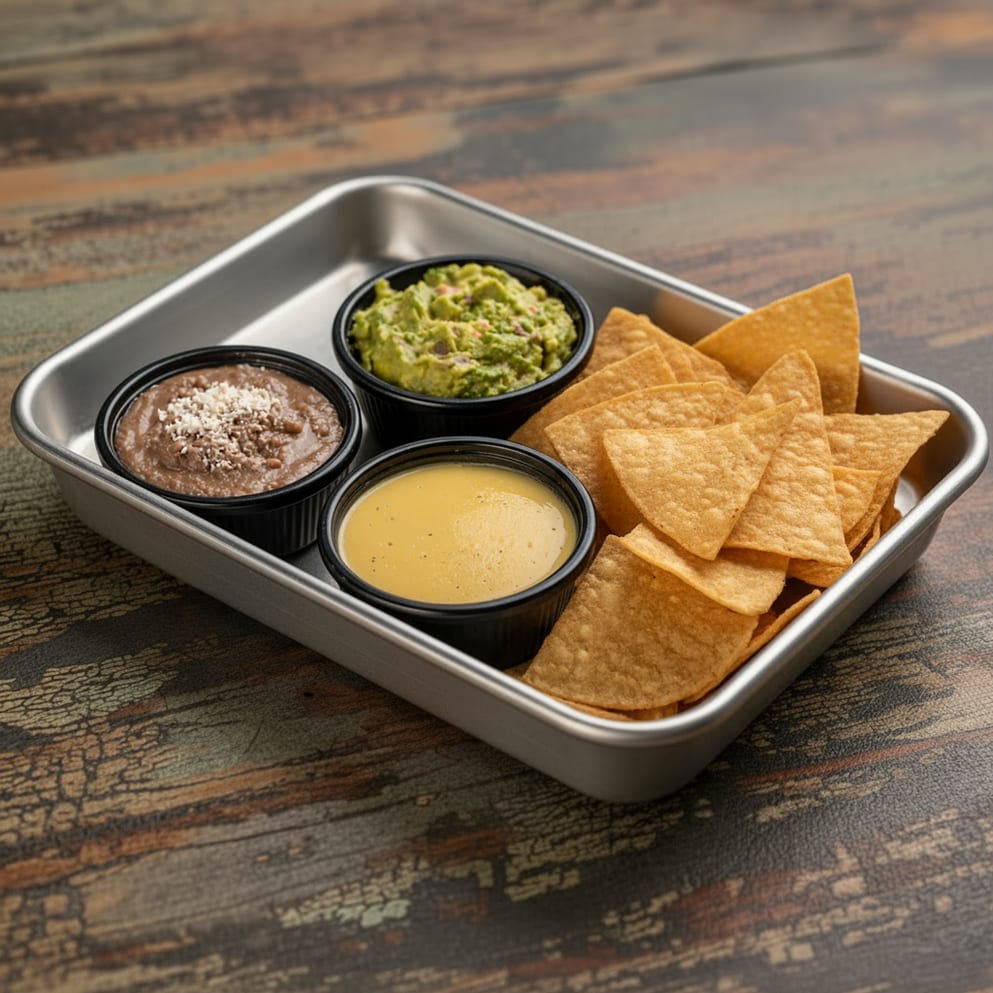 Trio of chips & dip.