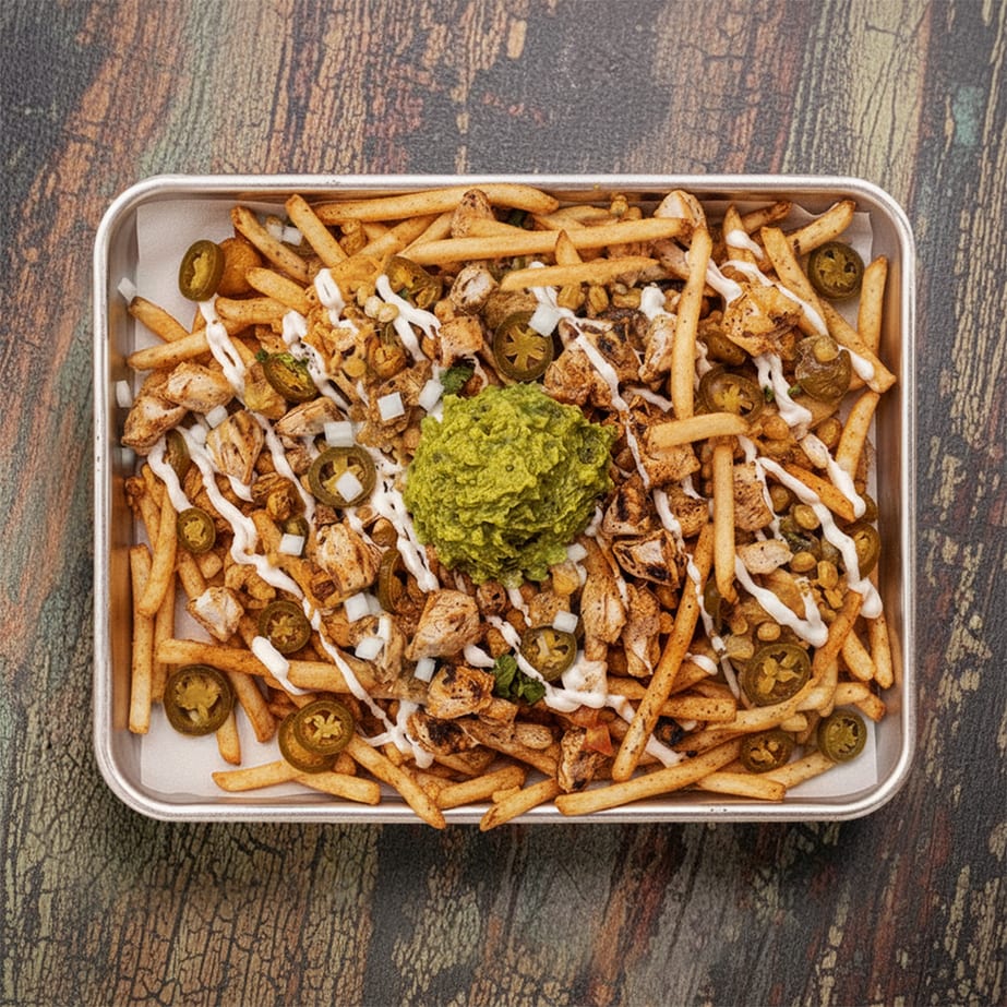 Jefes loaded fries.