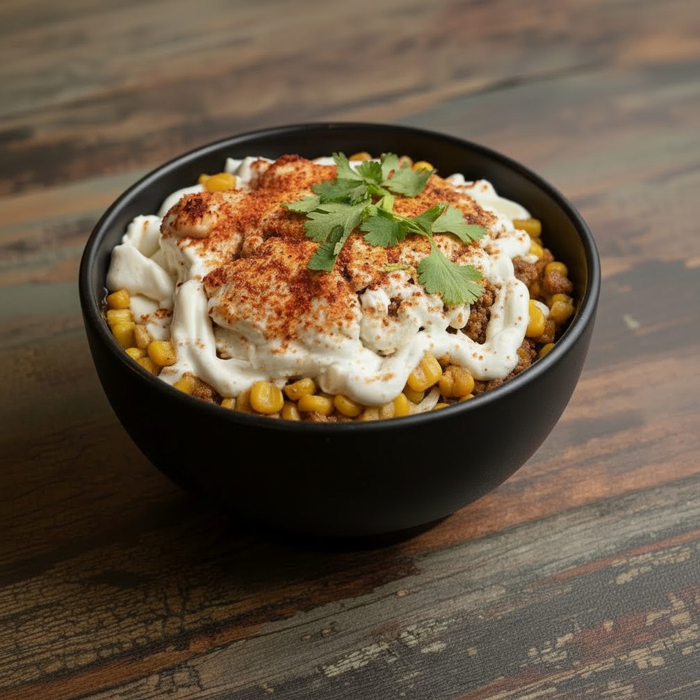 Elote loco cup.
